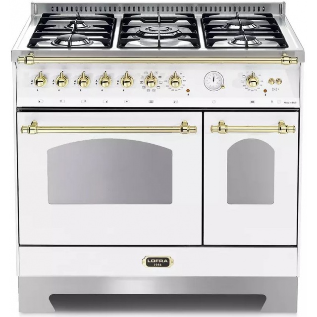 Aragaz Lofra RBI66MFT/CI, 60x60 cm, gaz, 4 arzatoare, grill, aprindere electronica, timer, crem