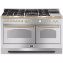 Aragaz Lofra RBI66MFT/CI, 60x60 cm, gaz, 4 arzatoare, grill, aprindere electronica, timer, crem