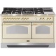 Aragaz Lofra RBI66MFT/CI, 60x60 cm, gaz, 4 arzatoare, grill, aprindere electronica, timer, crem
