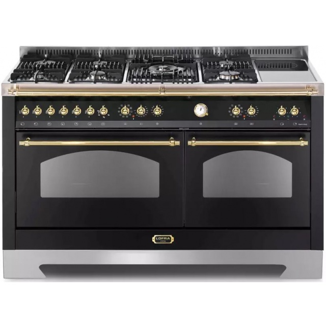 Aragaz Lofra RBI66MFT/CI, 60x60 cm, gaz, 4 arzatoare, grill, aprindere electronica, timer, crem