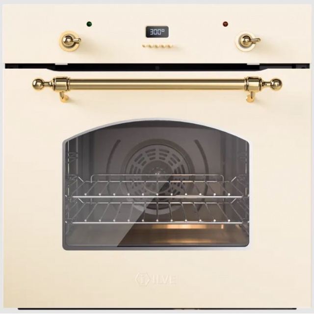 Aragaz Lofra RBI66MFT/CI, 60x60 cm, gaz, 4 arzatoare, grill, aprindere electronica, timer, crem