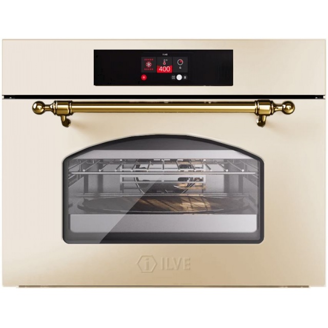 Aragaz Lofra RBI66MFT/CI, 60x60 cm, gaz, 4 arzatoare, grill, aprindere electronica, timer, crem
