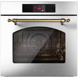 Aragaz Lofra RBI66MFT/CI, 60x60 cm, gaz, 4 arzatoare, grill, aprindere electronica, timer, crem