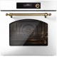 Aragaz Lofra RBI66MFT/CI, 60x60 cm, gaz, 4 arzatoare, grill, aprindere electronica, timer, crem