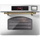 Cuptor ultracombi incorporabil ILVE Nostalgie 645SNHSW, 60x45 cm, 36l, 10 functii gatire, convectie, microunde, aburi, alb