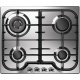 Plita incorporabila ILVE Nostalgie HCB60N, 60 cm, 4 arzatoare, aprindere electronica, siguranta Stop-Gaz, inox