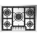 Aragaz Tecnogas P1X66M4VC, 60 cm, gaz, 4 arzatoare, grill, otel inoxidabil