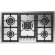 Plita incorporabila ILVE Professional Plus HP95C, 90 cm, 5 arzatoare, aprindere electronica, siguranta Stop-Gaz, inox