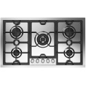 Plita incorporabila ILVE Professional Plus HCPMT95D,90cm,4 arzatoare+FryTop,aprindere electronica,siguranta Stop-Gaz,inox