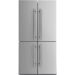 Side by Side ILVE Professional Plus R91SCD, Capacitate 519L, No Frost, 4 Usi, H 183 cm, Inox