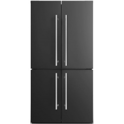 Side by Side ILVE Professional Plus R91SCD, Capacitate 519L, No Frost, 4 Usi, H 183 cm, graphite