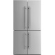 FRIGIDER HAIER HRF-628DF6, A+, 449 kWh/an, 380 L, 199 L, argintiu