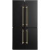 FRIGIDER HAIER HRF-628DF6, A+, 449 kWh/an, 380 L, 199 L, argintiu