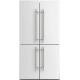FRIGIDER HAIER HRF-628DF6, A+, 449 kWh/an, 380 L, 199 L, argintiu