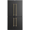 Side by Side Lofra GFRNM619/O, Capacitate 519L, No Frost, 4 Usi, H 186 cm, Negru