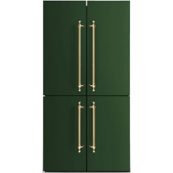 Side by Side ILVE MAJESTIC R91NCD, Capacitate 519L, No Frost, 4 Usi, H 183 cm, verde