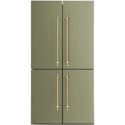 Side by Side Lofra GFRNM619/O, Capacitate 519L, No Frost, 4 Usi, H 186 cm, Negru