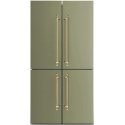 Side by Side ILVE MAJESTIC R91NCD, Capacitate 519L, No Frost, 4 Usi, H 183 cm, olive