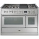 Aragaz Lofra RBI66MFT/CI, 60x60 cm, gaz, 4 arzatoare, grill, aprindere electronica, timer, crem