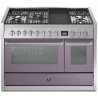 Aragaz Steel Genesi G12FF, 120X66cm, 7 arzatoare, 2 cuptoare, timer, aprindere electronica, inox