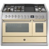 Aragaz Steel Genesi G12FF, 120X66cm, 7 arzatoare, 2 cuptoare, timer, aprindere electronica, celeste
