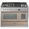 Aragaz Steel Genesi G12FF, 120X66cm, 7 arzatoare, 2 cuptoare, timer, aprindere electronica, crem inchis
