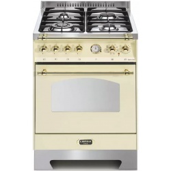 Aragaz Lofra RBI66MFT/CI, 60x60 cm, gaz, 4 arzatoare, grill, aprindere electronica, timer, crem