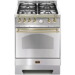 Aragaz Lofra RNM66MFT/CI, 60x60 cm, gaz, 4 arzatoare, grill, aprindere electronica, timer, negru