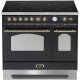 Aragaz Lofra Dolcevita RNMG96MFT/5i, 90x60 cm, 5 arzatoare, plita inductie, cuptor electric 9 functii, negru