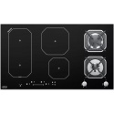 Aragaz Tecnogas P1X66M4VC, 60 cm, gaz, 4 arzatoare, grill, otel inoxidabil