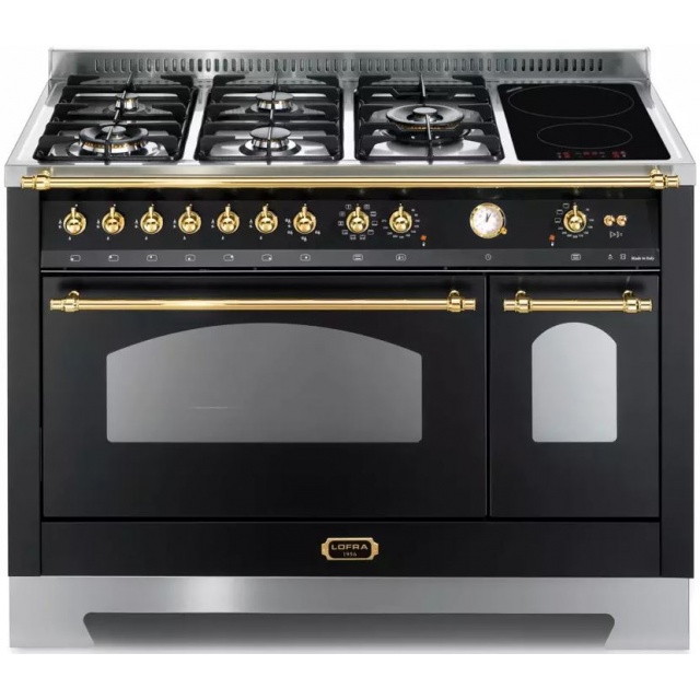 Aragaz Lofra RBI66MFT/CI, 60x60 cm, gaz, 4 arzatoare, grill, aprindere electronica, timer, crem