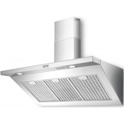 Hota decorativa Lofra Modern Pro Elisir, 120 cm, 1 motor, 4 viteze, 800 m3/h, telecomanda, inox