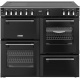 Aragaz electric BELLING B1 60 cm cu plită electrică ceramică cu 4 zone, cuptor convențional
