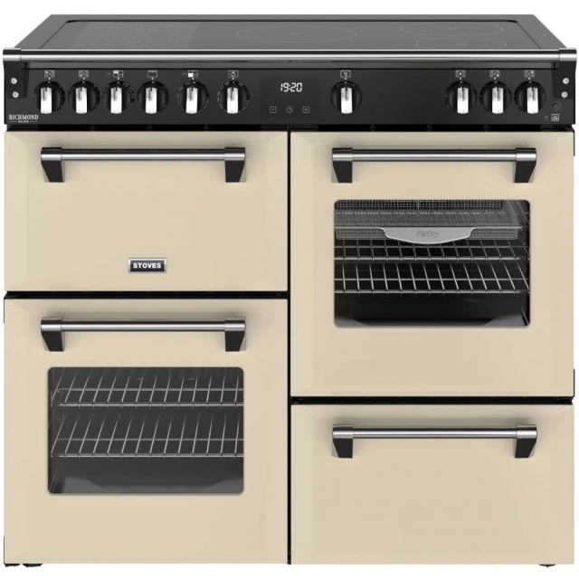 Aragaz electric BELLING B1 60 cm cu plită electrică ceramică cu 4 zone, cuptor convențional