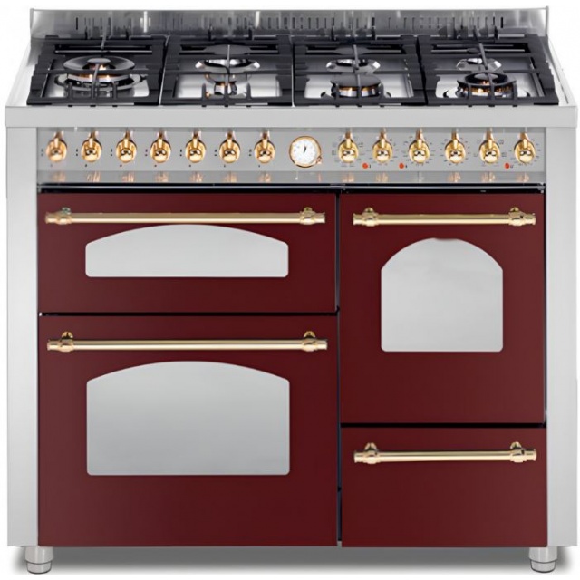 Aragaz Lofra RBI66MFT/CI, 60x60 cm, gaz, 4 arzatoare, grill, aprindere electronica, timer, crem