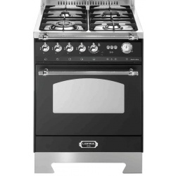 Aragaz Lofra Dolcevita RNM66GVGT/CI, 60x60 cm, gaz, 4 arzatoare, grill, aprindere electronica, timer, negru