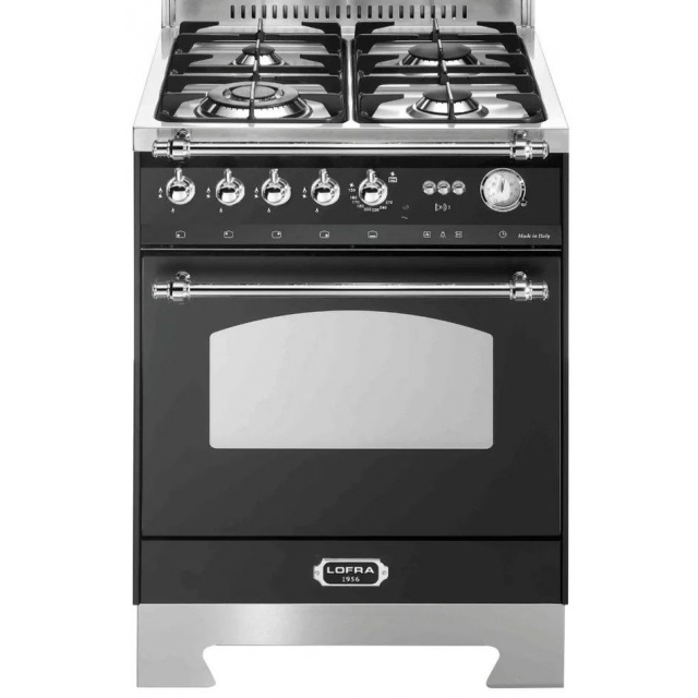 Aragaz Lofra RBI66MFT/CI, 60x60 cm, gaz, 4 arzatoare, grill, aprindere electronica, timer, crem