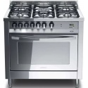 Aragaz LOFRA ITALY RAINBOW PLG96MFT/C, 90x60cm, 5 arzatoare gaz, grill electric, timer, aprindere electronica, inox