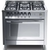 Aragaz Lofra Rainbow PLG96MFT/C, gaz, 90X60cm, 5 arzatoare, grill electric, timer, aprindere electronica, inox
