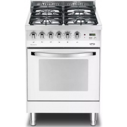 Aragaz Lofra Rainbow PBP66MFT/C, gaz, 60X60cm, 4 arzatoare, grill electric, timer, aprindere electronica, alb