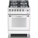 Aragaz LOFRA Rainbow PBP66MFT/C, 60X60cm, cuptor electric, 4 arzatoare gaz, grill electric, timer, aprindere electrica, alb