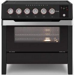 Aragaz ILVE Panoramagic PM09, 91x70cm, 6 arzatoare , cuptor electric, aprindere electronica, siguranta Stop Gaz, inox