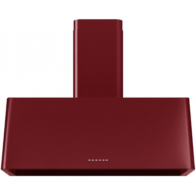 Hota decorativa Ilve Nostalgie AG90 , 90 cm, 1 motor, 4 viteze, 890 m3/h, clasa A, rosu burgundy