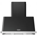 Hota decorativa Ilve Majestic AM90 ,90 cm, 1 motor, 4 viteze, 890 m3/h, clasa A, negru lucios