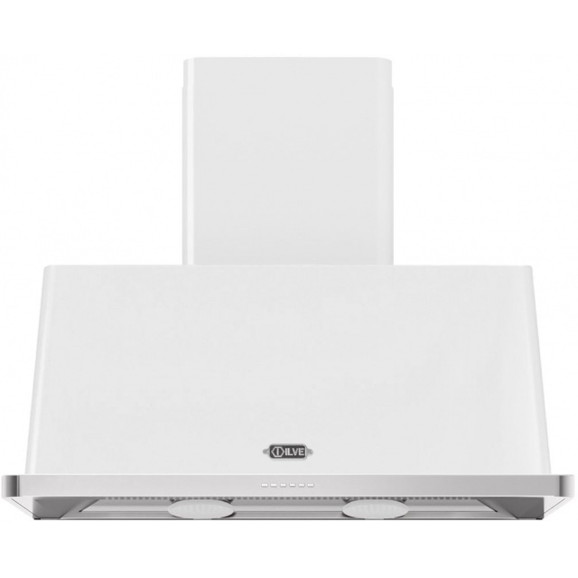 Hota decorativa Ilve Majestic AM100 ,100 cm, 1 motor, 4 viteze, 890 m3/h, clasa A, alb