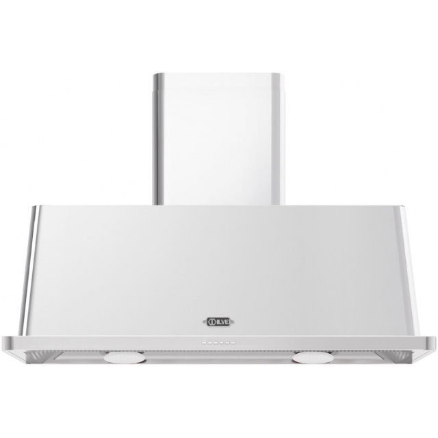 Hota decorativa Ilve Majestic AM120 ,120 cm, 1 motor, 4 viteze, 890 m3/h, clasa A, inox