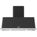 Hota decorativa Ilve Majestic AM120 ,120 cm, 1 motor, 4 viteze, 890 m3/h, clasa A, negru mat