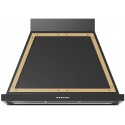 Hota decorativa Ilve Nostalgie ABN90,90 cm, 1 motor, 4 viteze, 750 m3/h, clasa A, negru mat