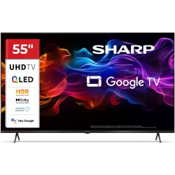 Televizor Sharp LED 75FQ5EG, 189 cm, Smart Google TV, 4K Ultra HD, Clasa G