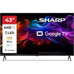 Televizor Sharp LED 75FQ5EG, 189 cm, Smart Google TV, 4K Ultra HD, Clasa G